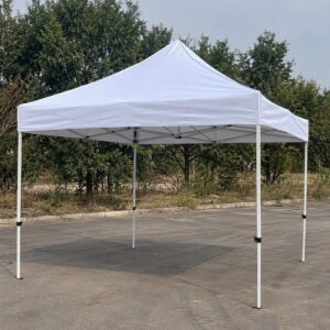 White 10x10 Canopy tent rental