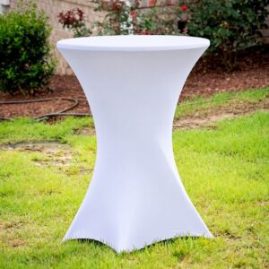White Cocktail Table with Linens (included complimentary) (Copy)